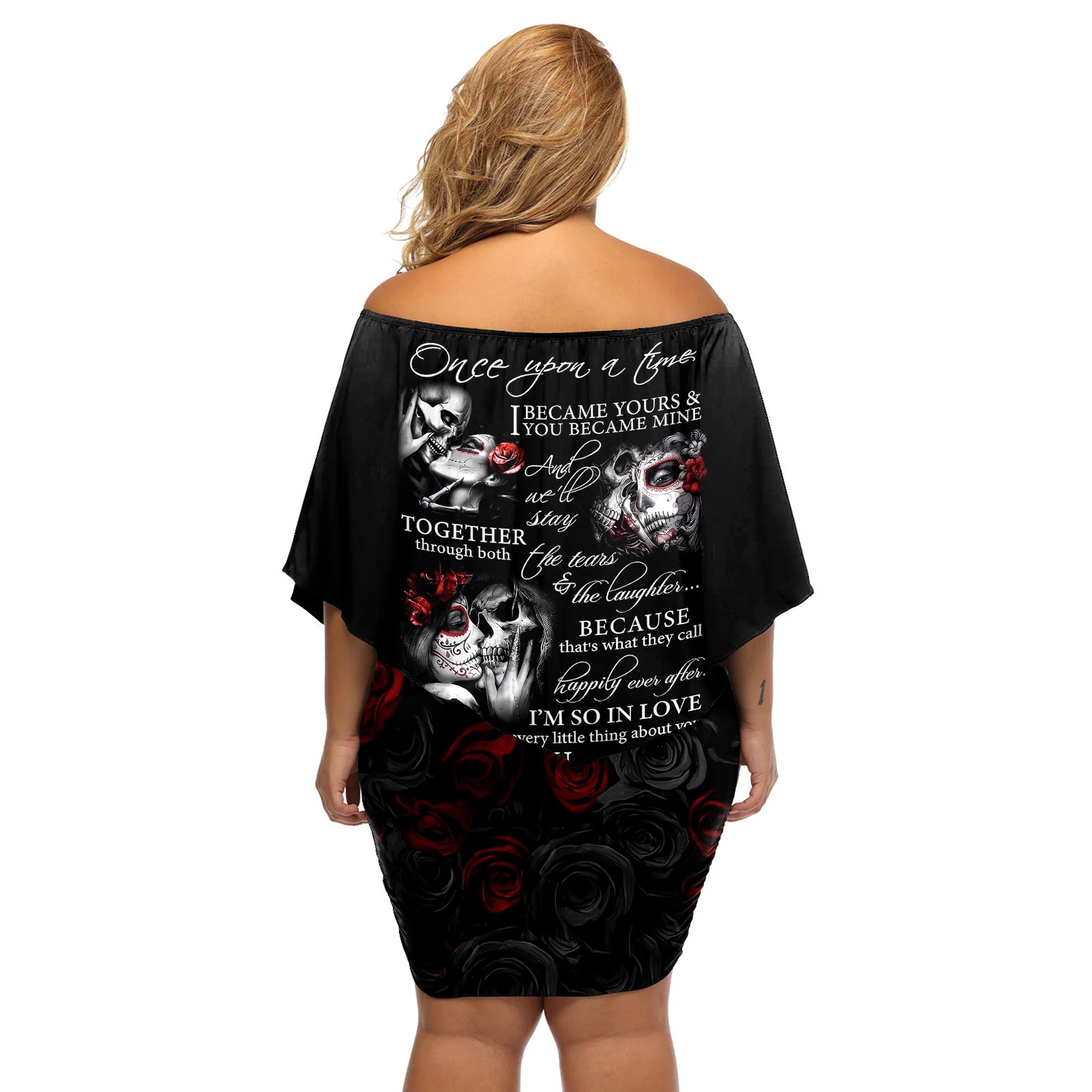 love-skull-off-shoulder-short-dress-once-upon-a-time-i-love-you-forever-and-always
