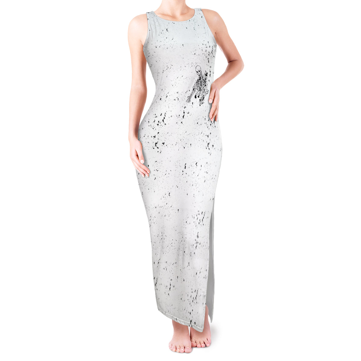 art-skull-tank-maxi-dress-rock-paper-scissors-throat-punch-i-win