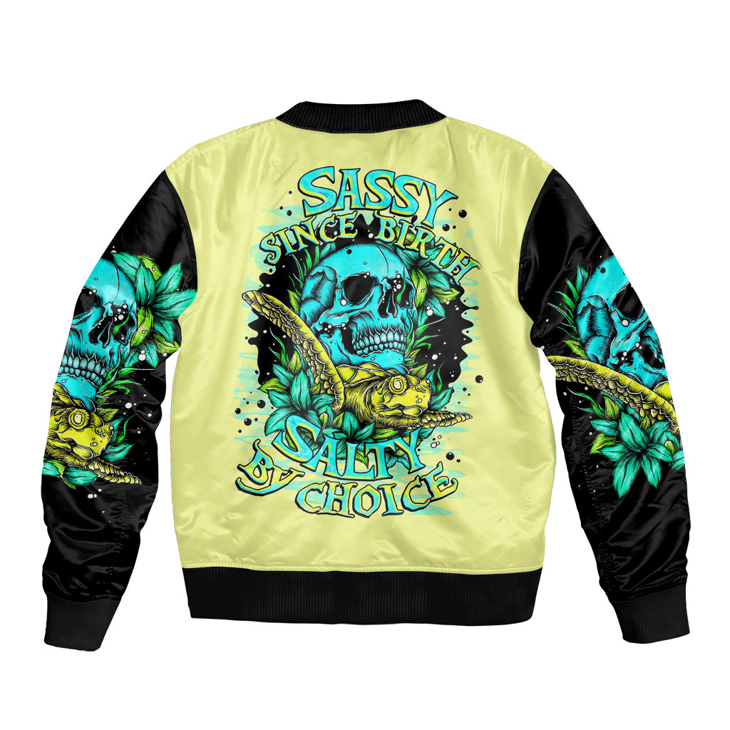 turtle-skull-sleeve-zip-bomber-jacket-sassy-since-birth-salty-by-choice