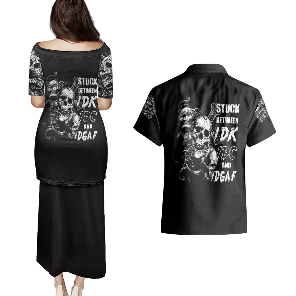 three-skull-couples-matching-puletasi-dress-and-hawaiian-shirt-stuck-between-idk-idc-and-idgaf