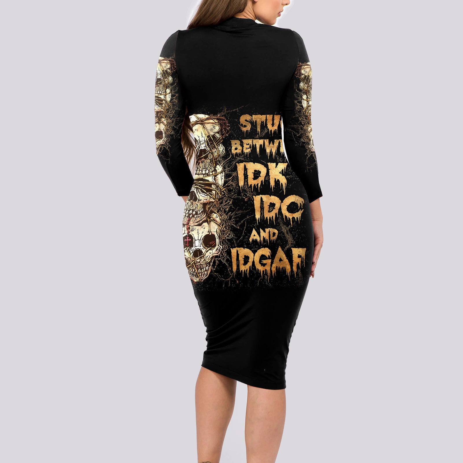 wire-skull-long-sleeve-bodycon-dress-stuck-between-idk-idc-and-idgaf