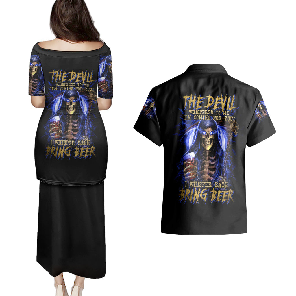 skull-reaper-couples-matching-puletasi-dress-and-hawaiian-shirt-the-devil-whispered-to-me-i-whisper-back-bring-beer