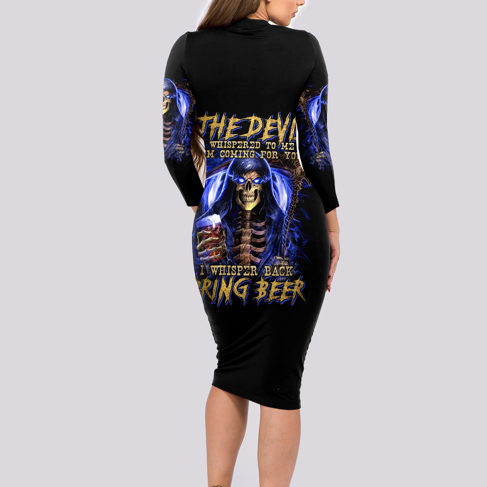 skull-reaper-long-sleeve-bodycon-dress-the-devil-whispered-to-me-i-whisper-back-bring-beer