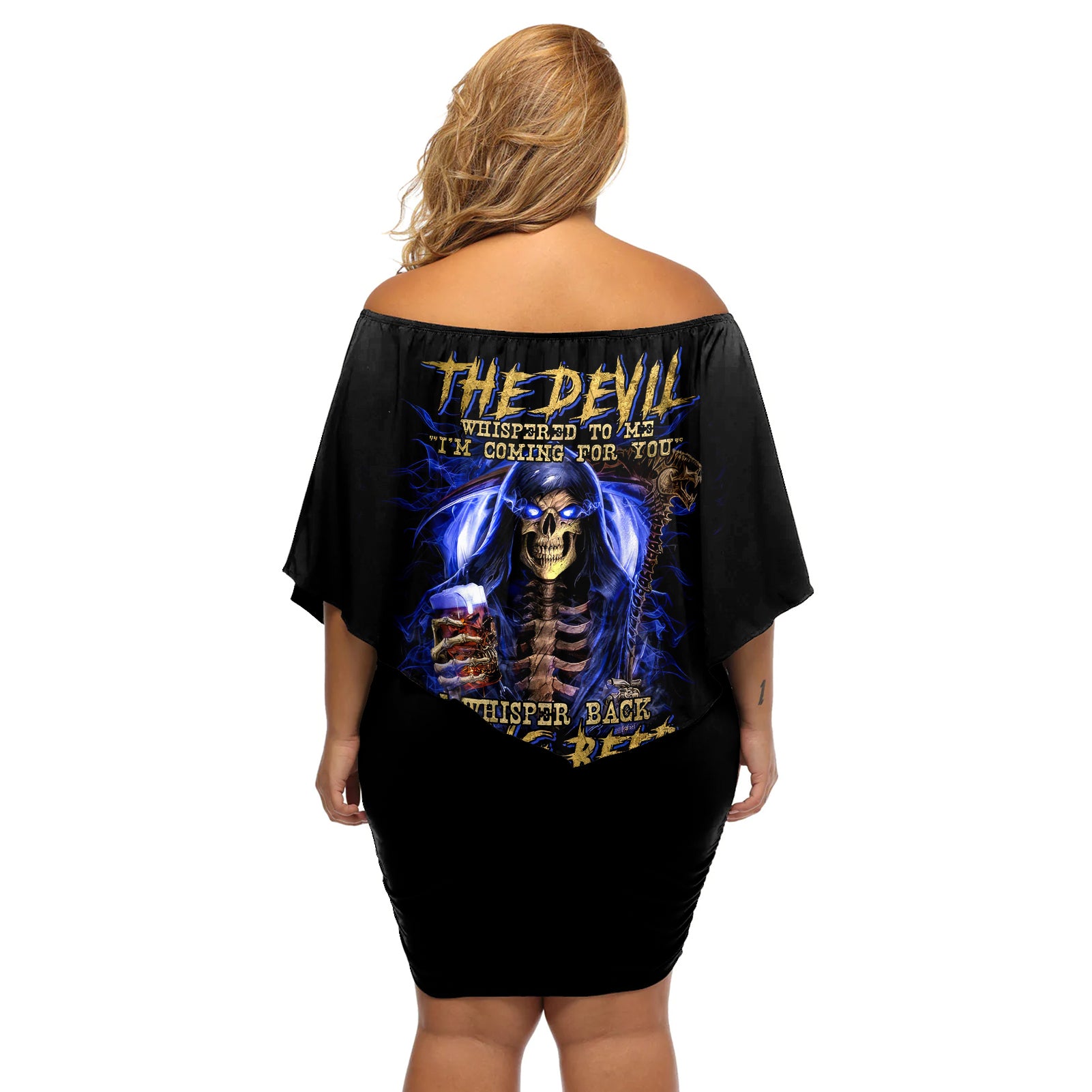 skull-reaper-off-shoulder-short-dress-the-devil-whispered-to-me-i-whisper-back-bring-beer