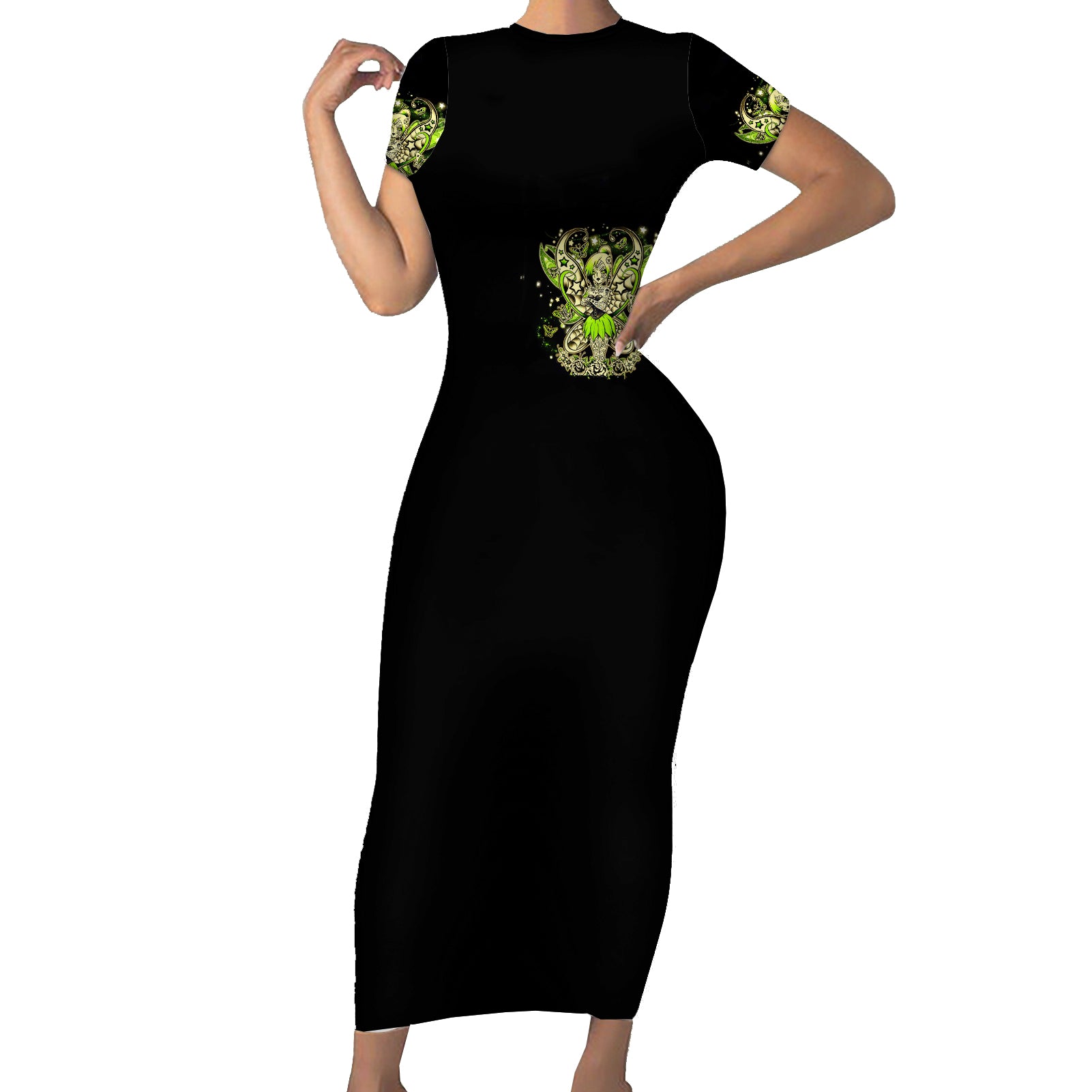 tinker-fairy-skull-short-sleeve-bodycon-dress-my-next-life-i-want-to-be-karma-fairy