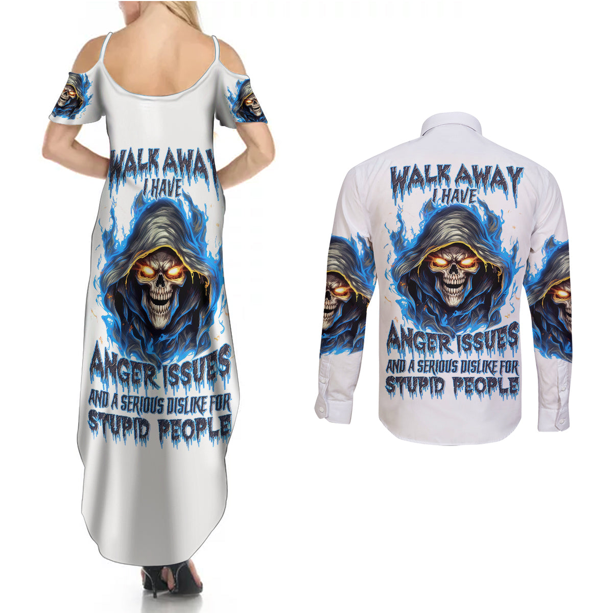 death-skull-couples-matching-summer-maxi-dress-and-long-sleeve-button-shirts-walk-away-i-have-anger-issues-and-dislike-for-stupod-people