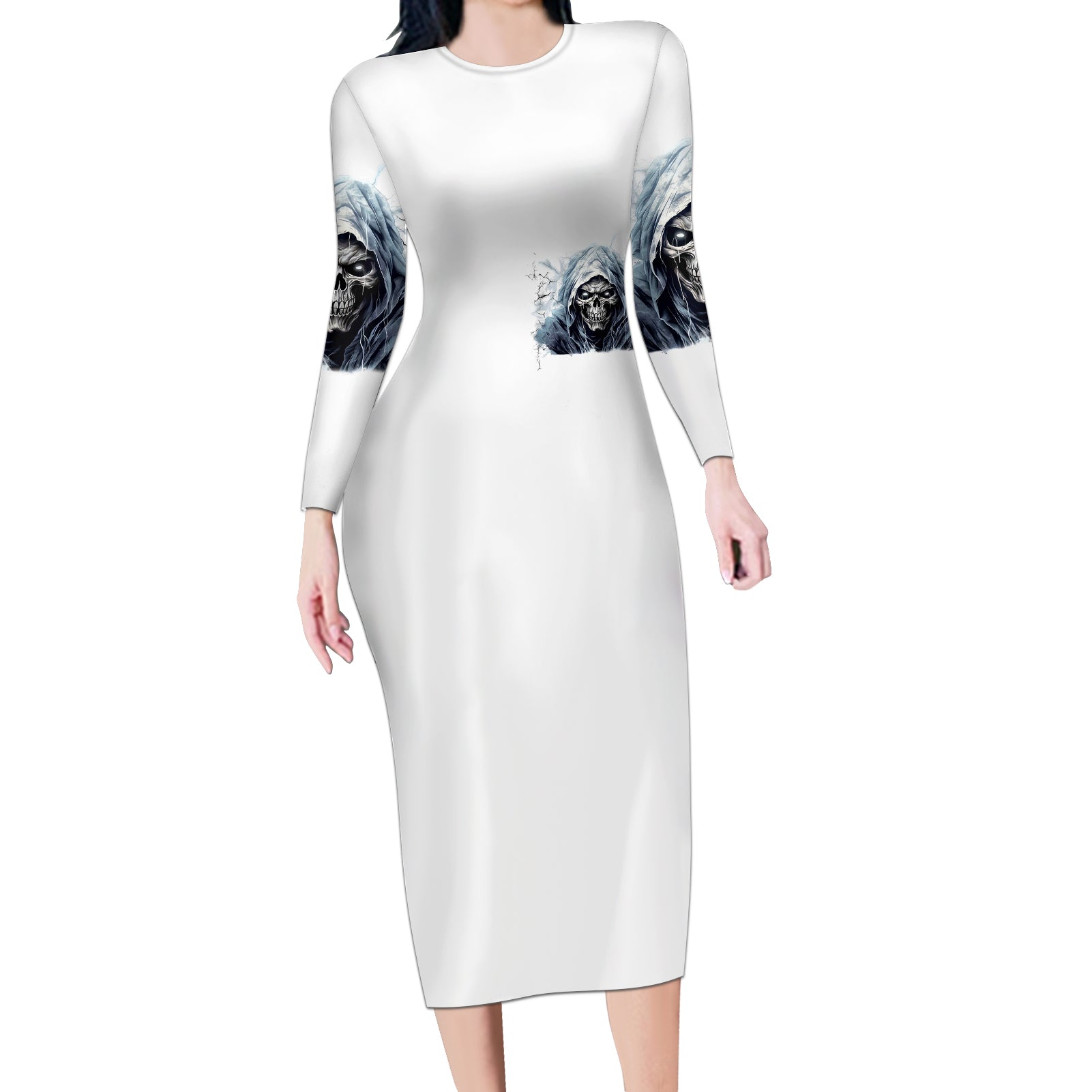 death-skull-long-sleeve-bodycon-dress-when-im-good-i-gods-son-but-when-im-bad-im-devils-dad