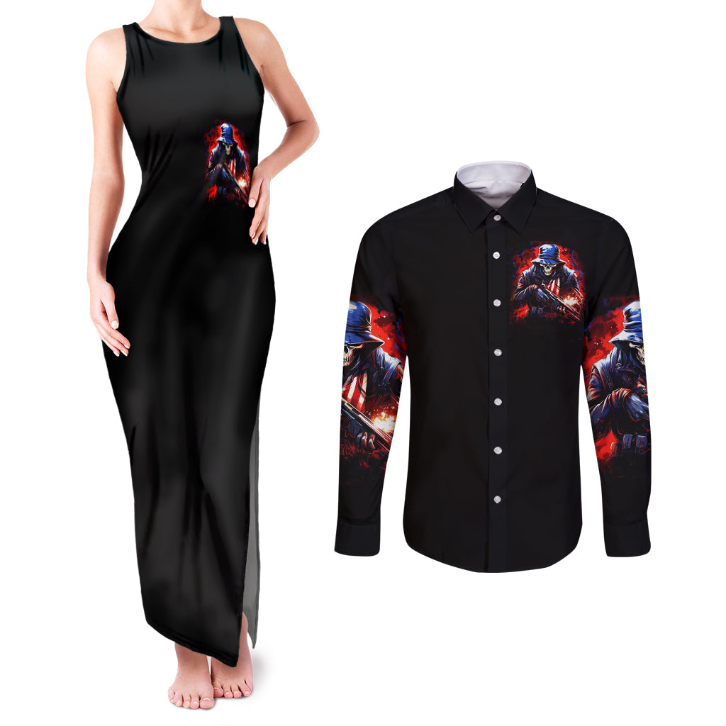 soldier-skull-couples-matching-tank-maxi-dress-and-long-sleeve-button-shirts-your-first-mistake-was-thinking-i-was-one-of-the-sheep