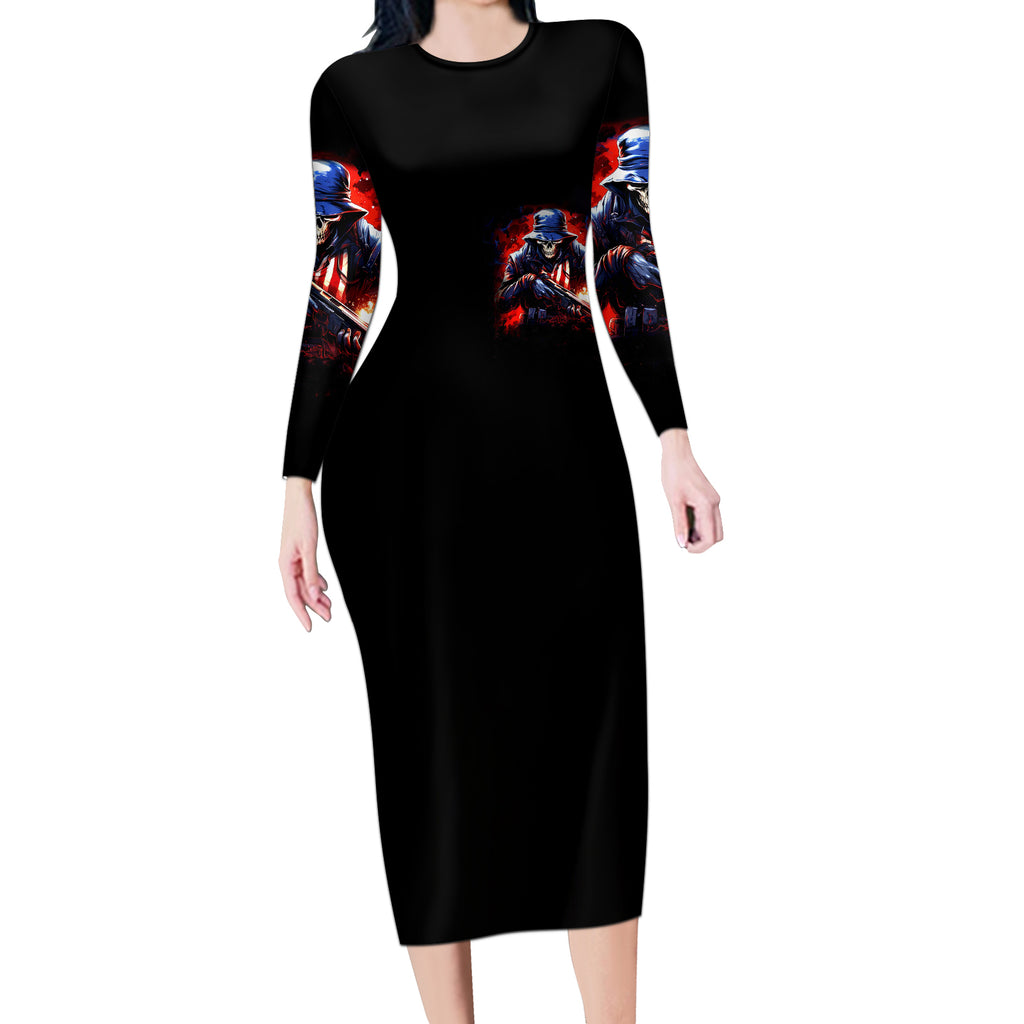 soldier-skull-long-sleeve-bodycon-dress-your-first-mistake-was-thinking-i-was-one-of-the-sheep