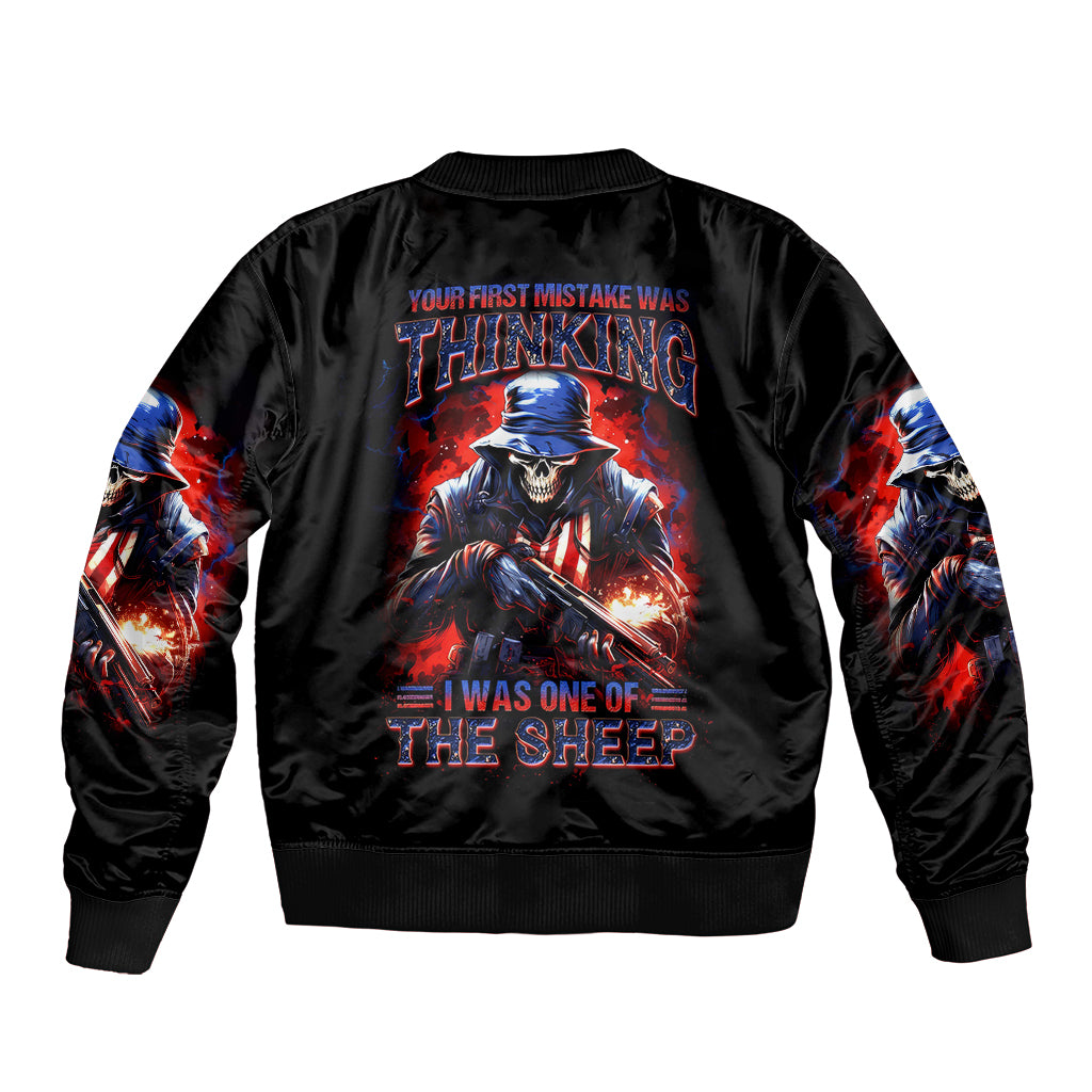 soldier-skull-sleeve-zip-bomber-jacket-your-first-mistake-was-thinking-i-was-one-of-the-sheep