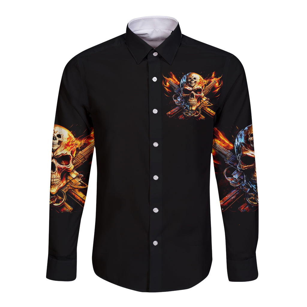 fire-gun-skull-long-sleeve-button-shirt-your-first-mistake-was-thinking-i-was-one-of-the-sheep