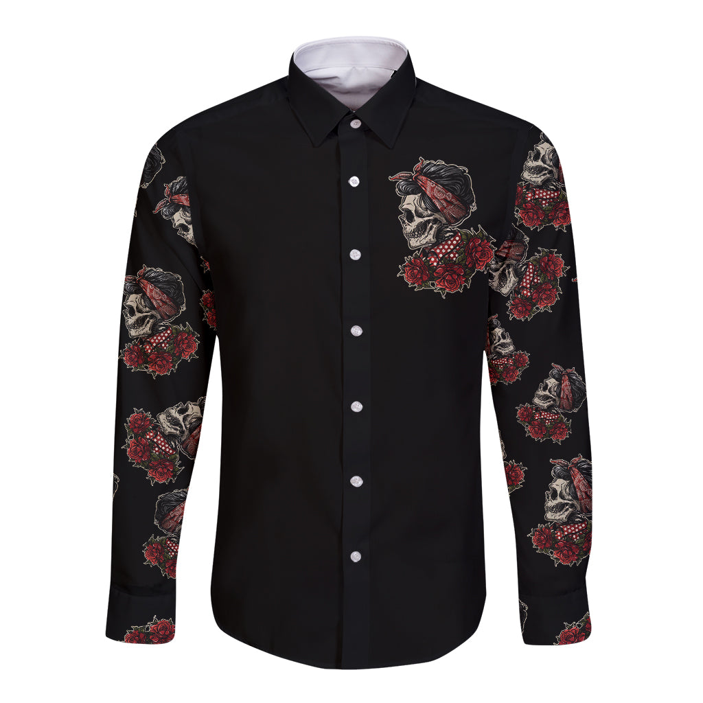 girl-skull-long-sleeve-button-shirt-zero-fucking-given