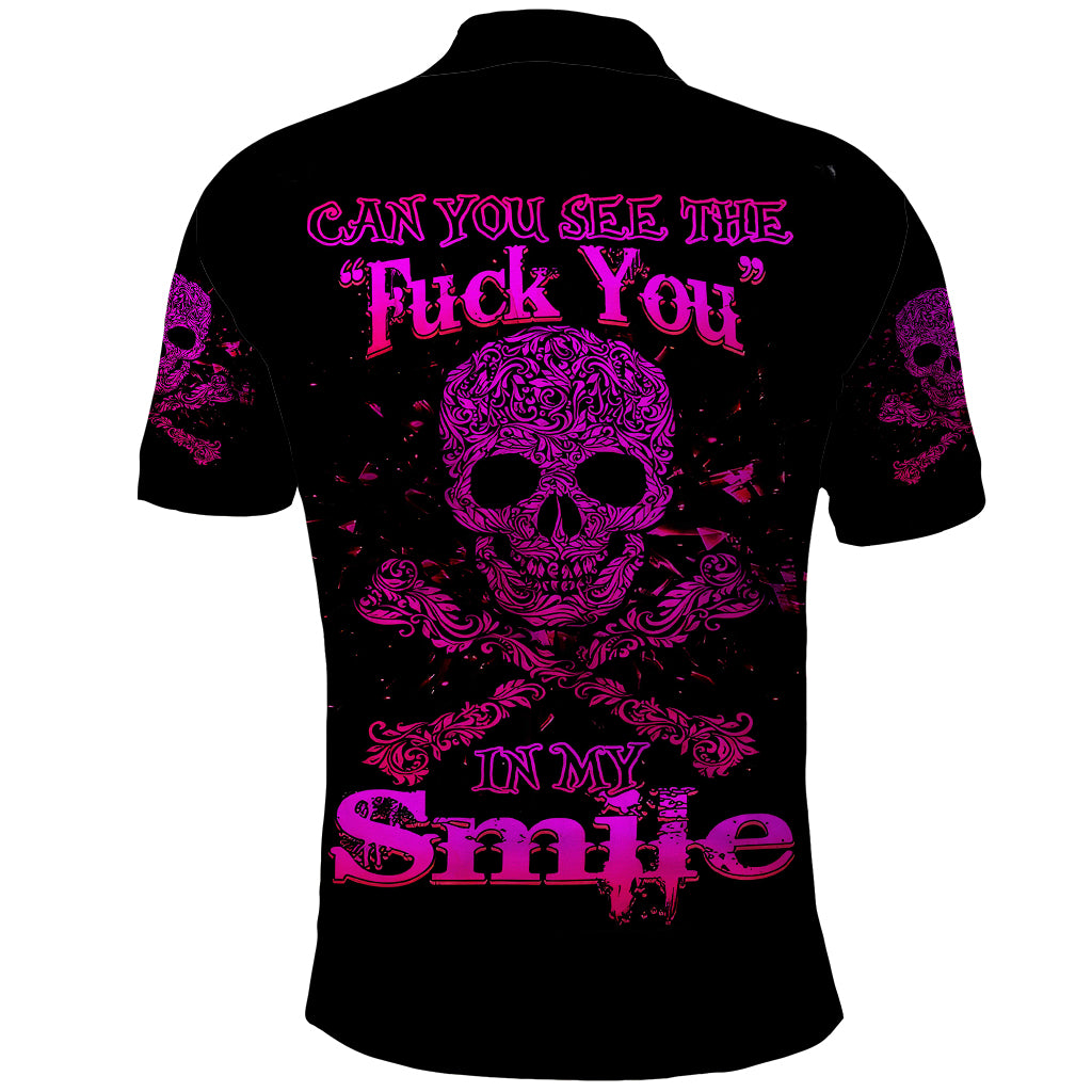 flower-skull-polo-shirt-can-you-see-the-fuck-you-in-my-smile
