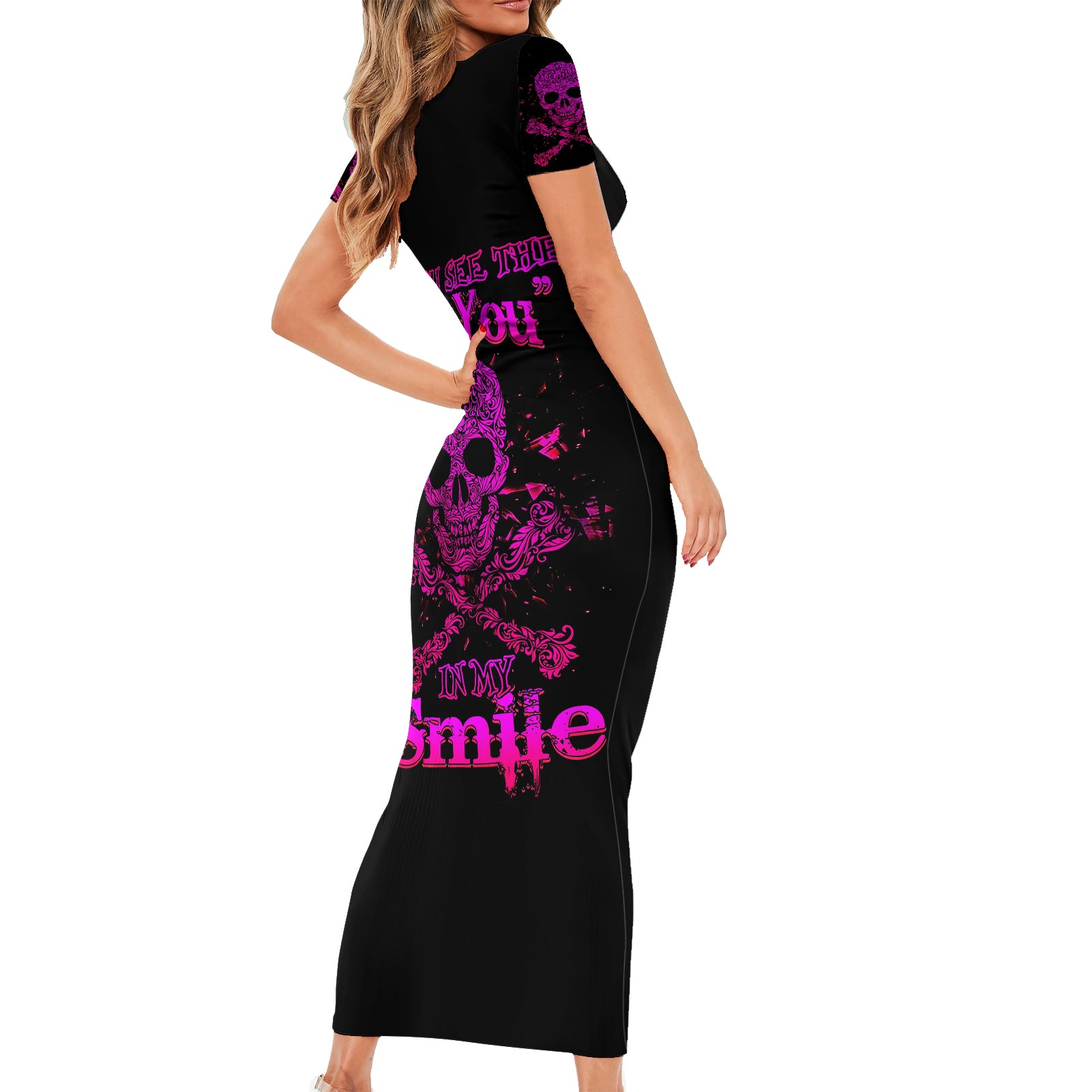 flower-skull-short-sleeve-bodycon-dress-can-you-see-the-fuck-you-in-my-smile