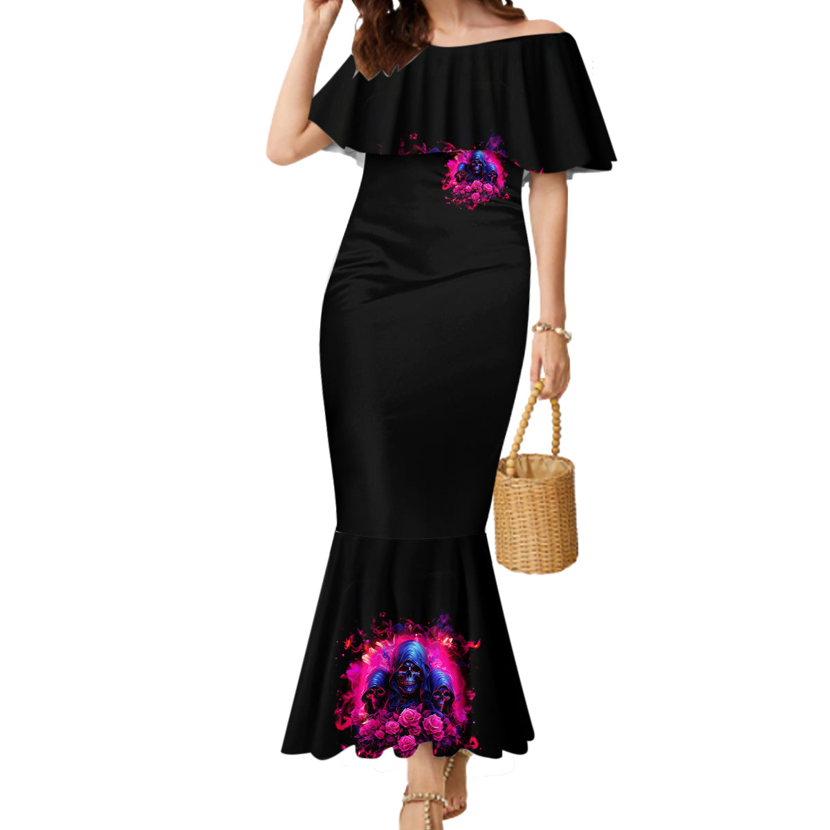Rose Skull Mermaid Dress I Have 3 Sides And You Never Want To See