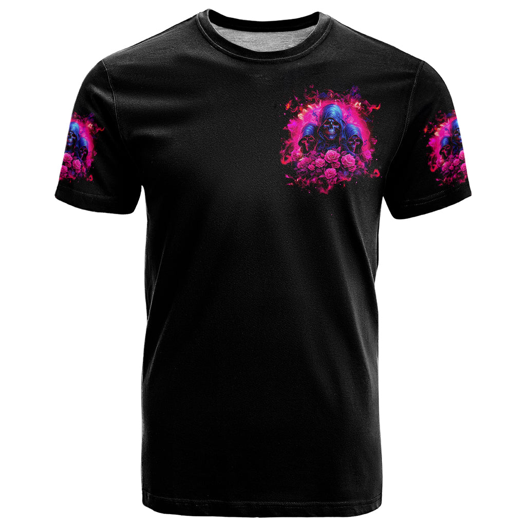Rose Skull T Shirt I Have 3 Sides And You Never Want To See