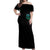 Flame Skull Off Shoulder Maxi Dress I Don't Stop When I Tired I Stop When I Fucking Done