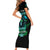 Flame Skull Short Sleeve Bodycon Dress I Don't Stop When I Tired I Stop When I Fucking Done