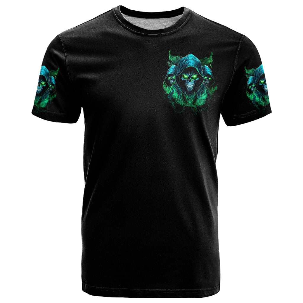 Flame Skull T Shirt I Don't Stop When I Tired I Stop When I Fucking Done