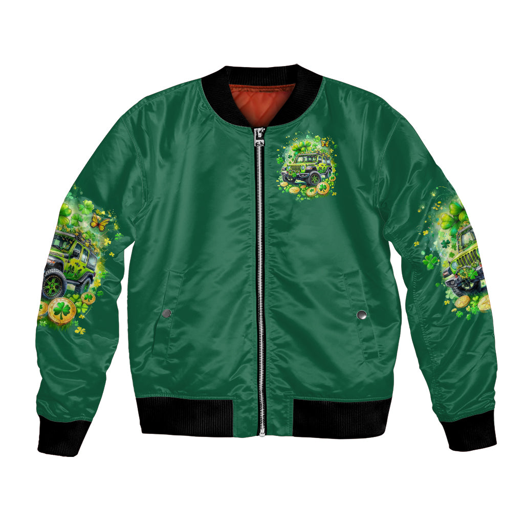 Irsh Jeep Bomber Jacket In March We Wear Green