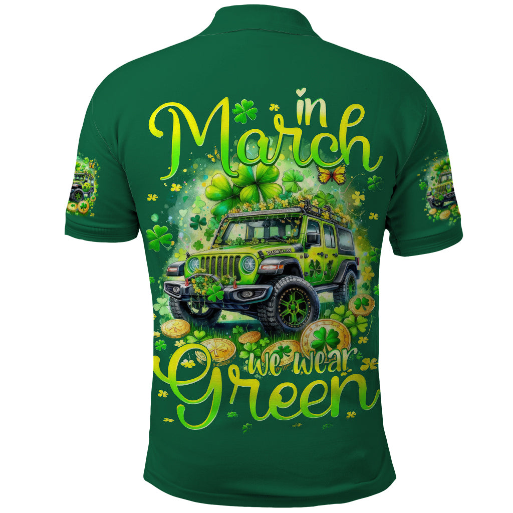 Irsh Jeep Polo Shirt In March We Wear Green