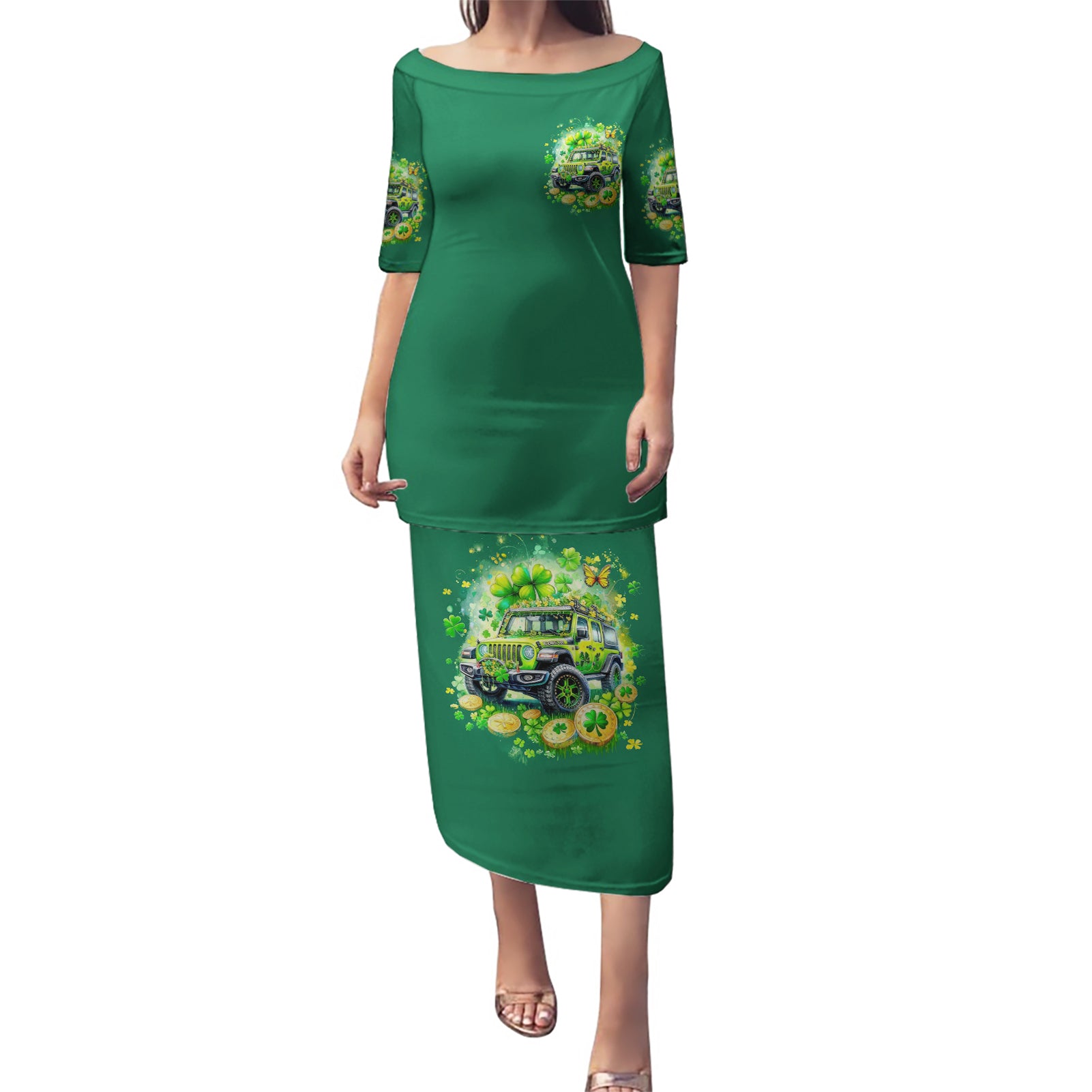 Irsh Jeep Puletasi In March We Wear Green