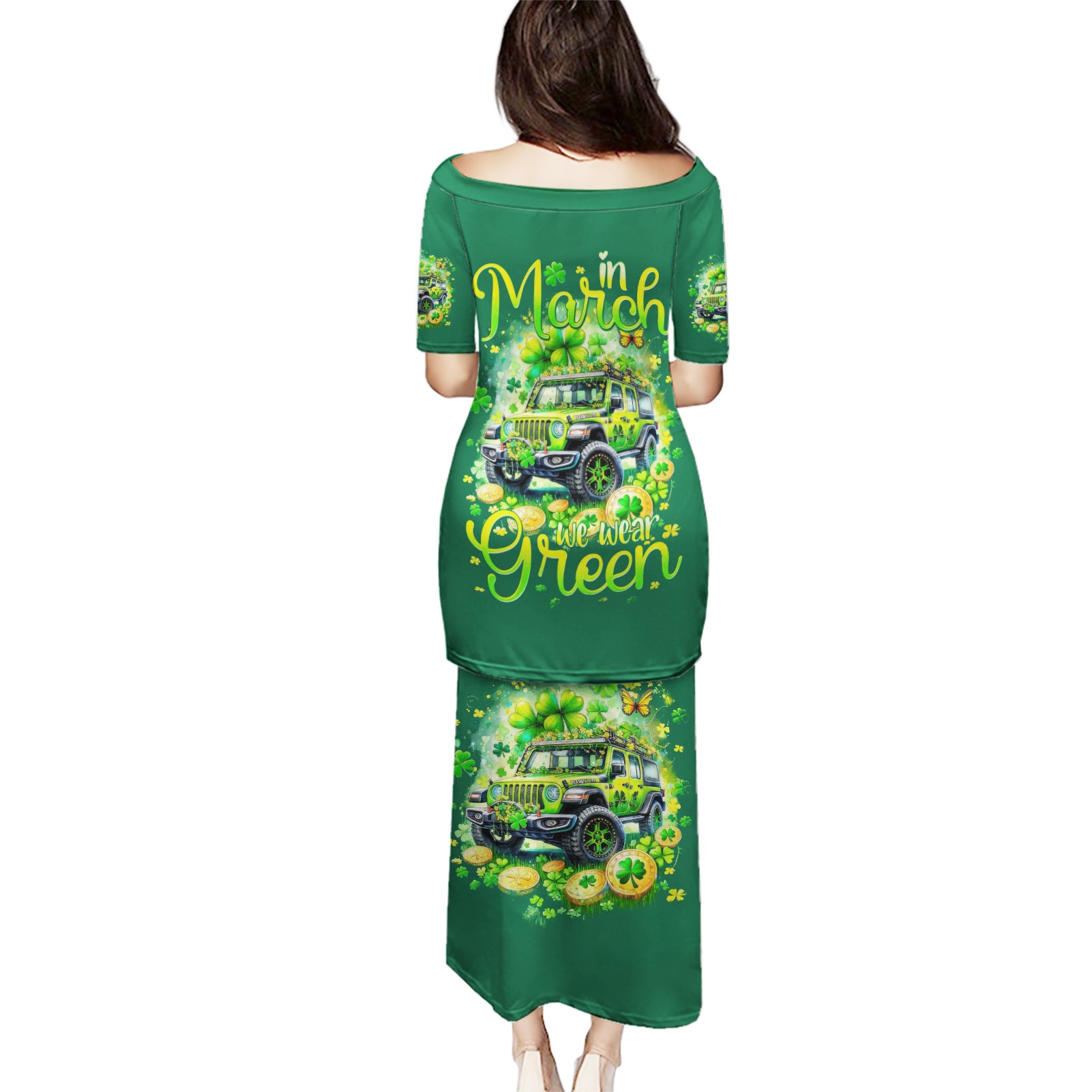 Irsh Jeep Puletasi In March We Wear Green