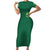 Irsh Jeep Short Sleeve Bodycon Dress In March We Wear Green