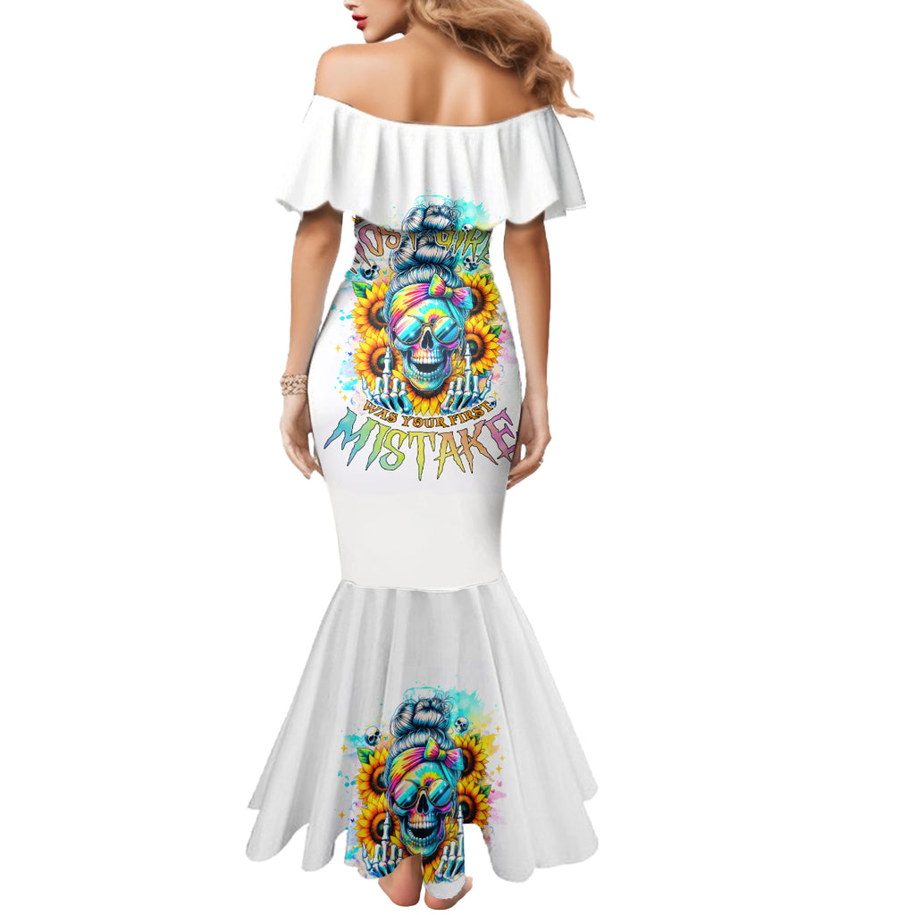 Skull Girl Mermaid Dress Assuming I Was Like Most Girls Was Your First Mistake