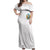 Skull Girl Off Shoulder Maxi Dress Assuming I Was Like Most Girls Was Your First Mistake