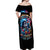 Couple Skull Off Shoulder Maxi Dress It't You And Me Against The World Baby
