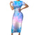Rose Skull Short Sleeve Bodycon Dress The Good Girl In Me Got Tired Of The Bullshit