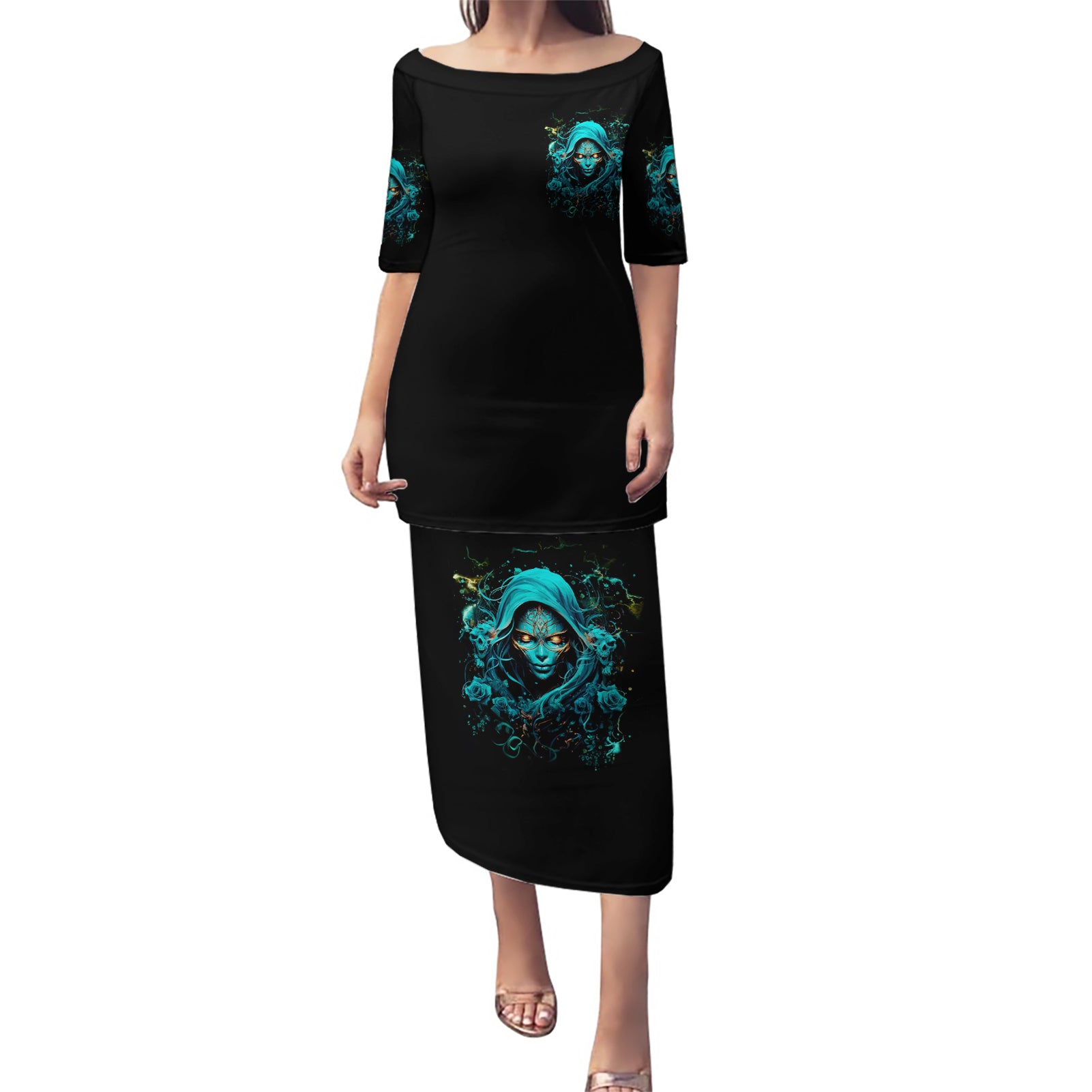 Lady Skull Puletasi Iam A Good Person But Don't Give Me Are To Show My Evil Side