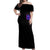Flame Skull Off Shoulder Maxi Dress The Good Girl In Me Got Tired Of The Bullshit