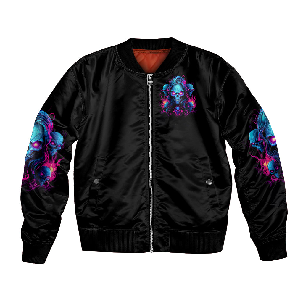 Lady Skull Bomber Jacket Stand For What You Believe In Even If It Means Standing Alone