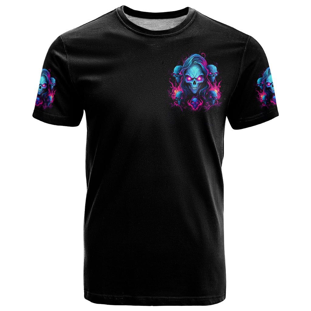 Lady Skull T Shirt Stand For What You Believe In Even If It Means Standing Alone