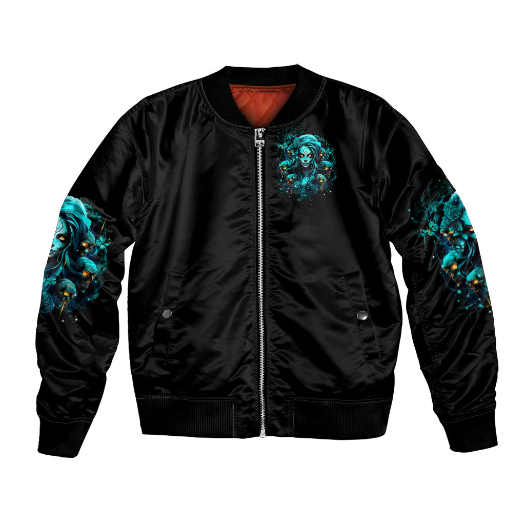 Lady Skull Bomber Jacket Assuming I Was Like Most Girls Was Your First Mistake