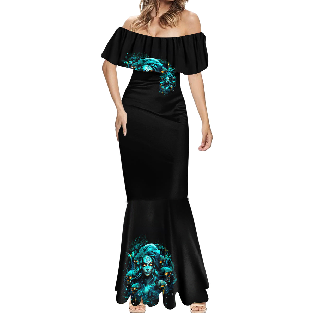 Lady Skull Mermaid Dress Assuming I Was Like Most Girls Was Your First Mistake