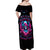 Witch Skull Off Shoulder Maxi Dress Buckle Up Buttercup You Just Flipped My Bitch Switch