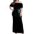 Irsh Girl Skull Off Shoulder Maxi Dress Drink Up Bitch