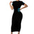 Irsh Girl Skull Short Sleeve Bodycon Dress Drink Up Bitch