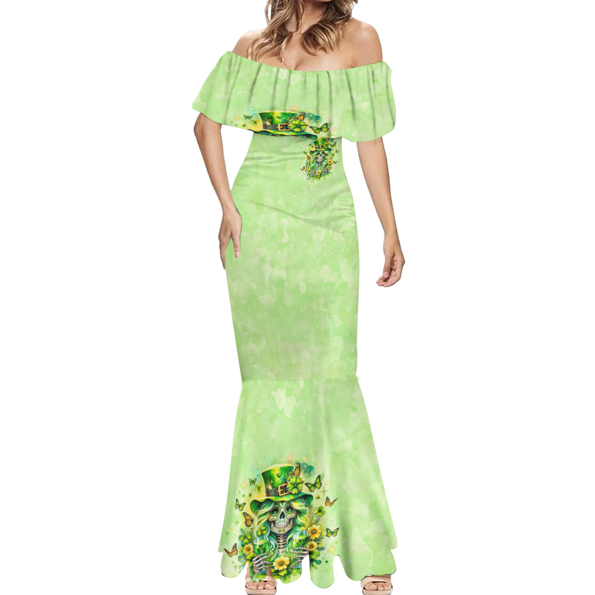 Thunder Skull Mermaid Dress I'm Not Anti Social I'm Just Not User Friendly