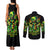 Irish Skull Couples Matching Tank Maxi Dress and Long Sleeve Button Shirt Let The Shenanigans Begin