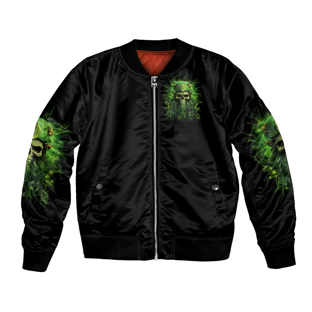 Viking Skull Bomber Jacket If Your Path Demnads You Walk Through Hell Walk As If You Own The Place