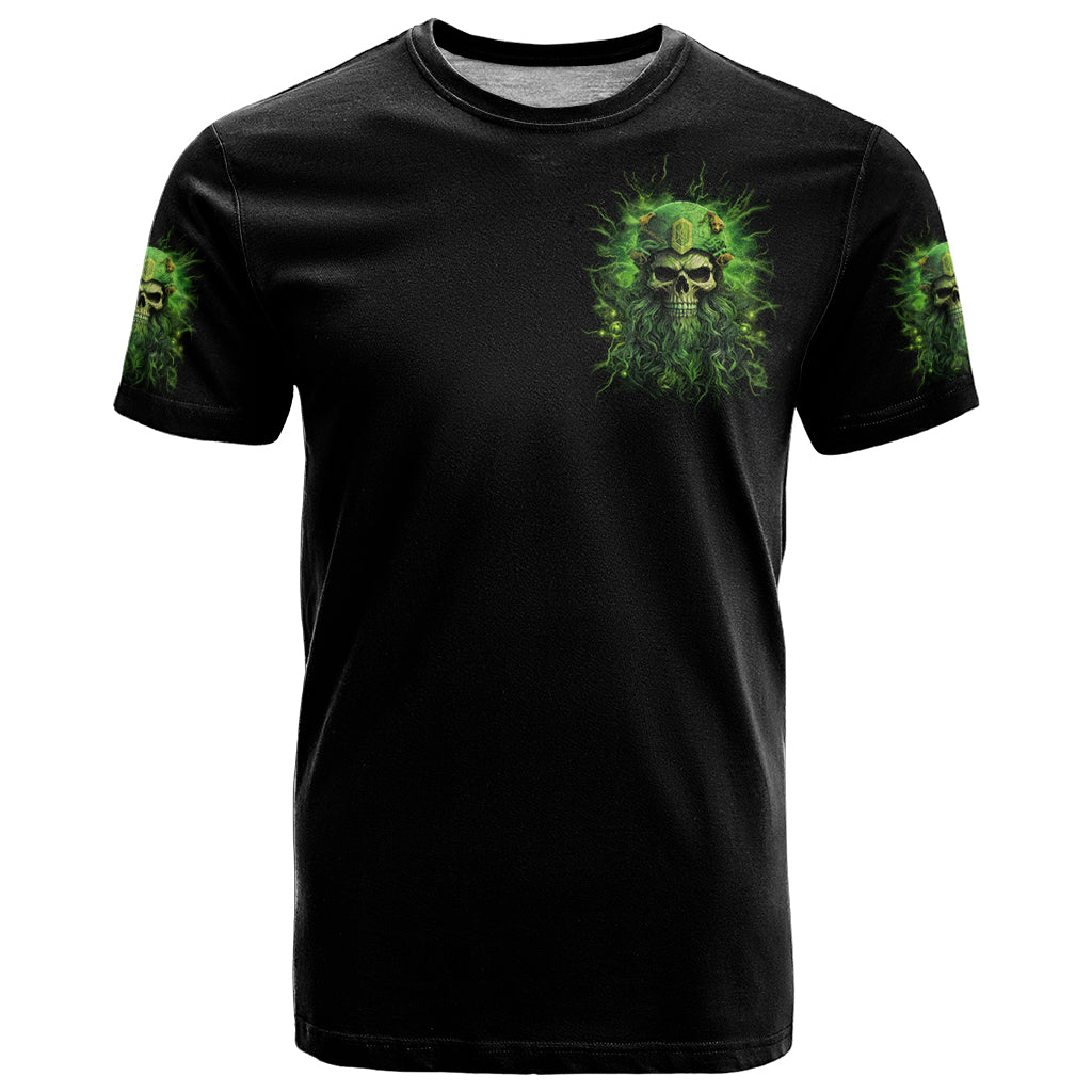 Viking Skull T Shirt If Your Path Demnads You Walk Through Hell Walk As If You Own The Place