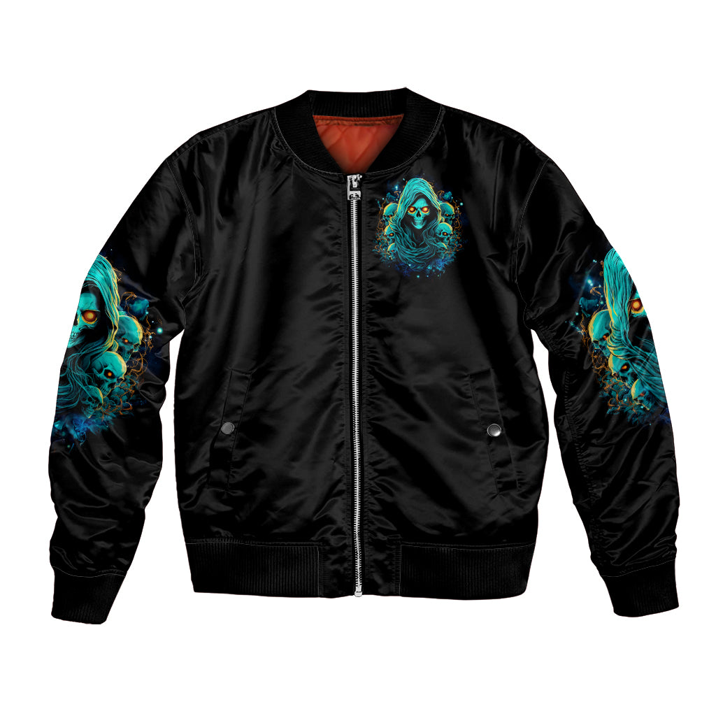 Witch Skull Bomber Jacket The Good Girl In Me Got Tired Of The Bullshit So The Bitch In Me Came Out To Play