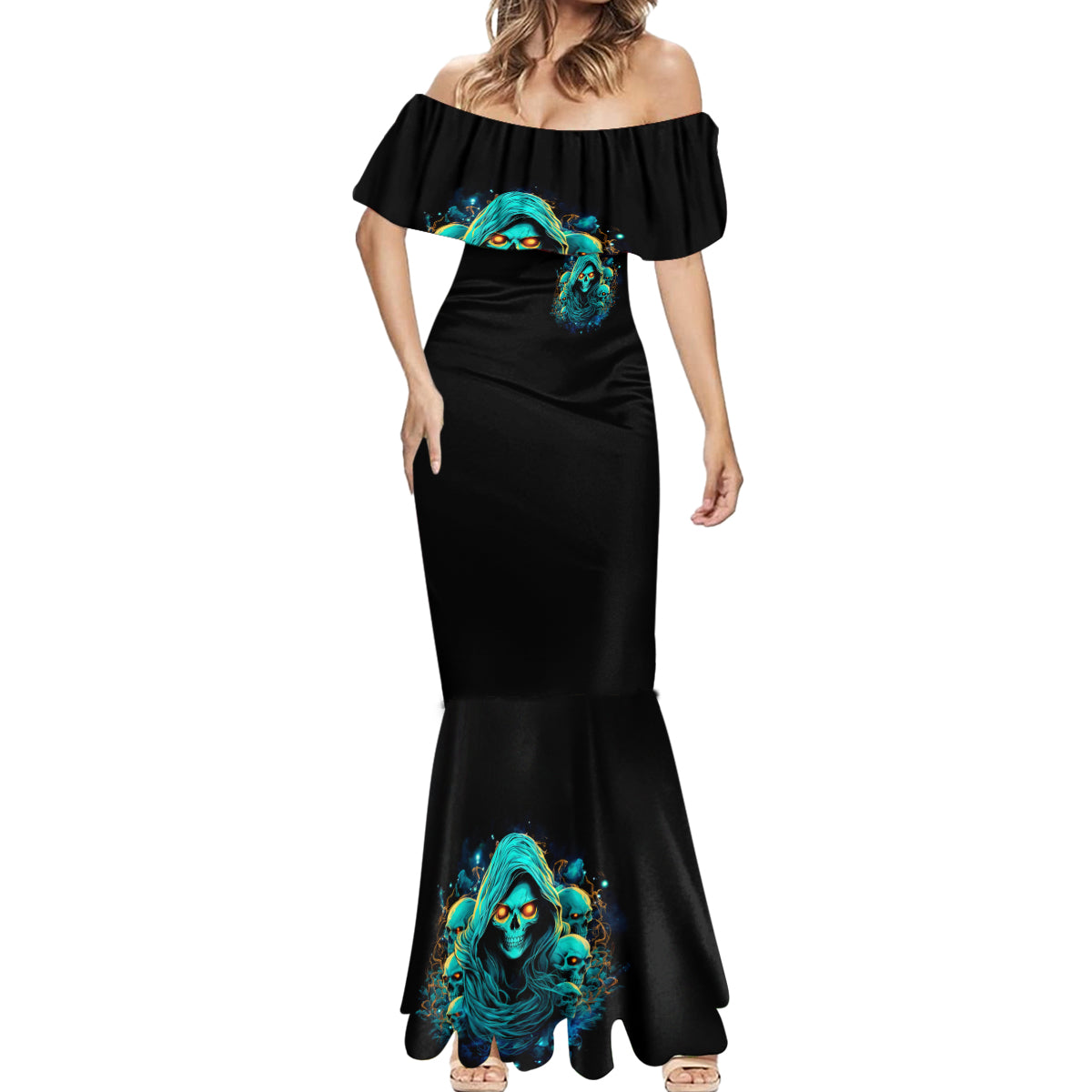 Witch Skull Mermaid Dress The Good Girl In Me Got Tired Of The Bullshit So The Bitch In Me Came Out To Play