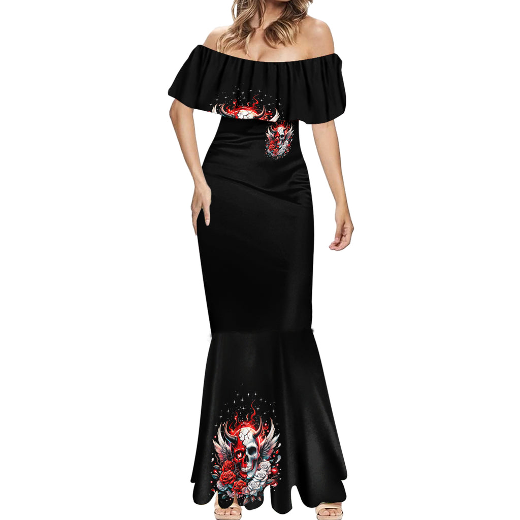 Devil Skull Mermaid Dress In Every Angel A Demon Hides And In Every Demon An Angel Strides