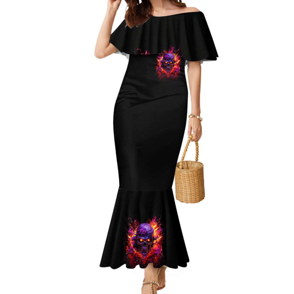 Flame Skull Mermaid Dress Judge Me When You Reperfect Otherwise Shut Up