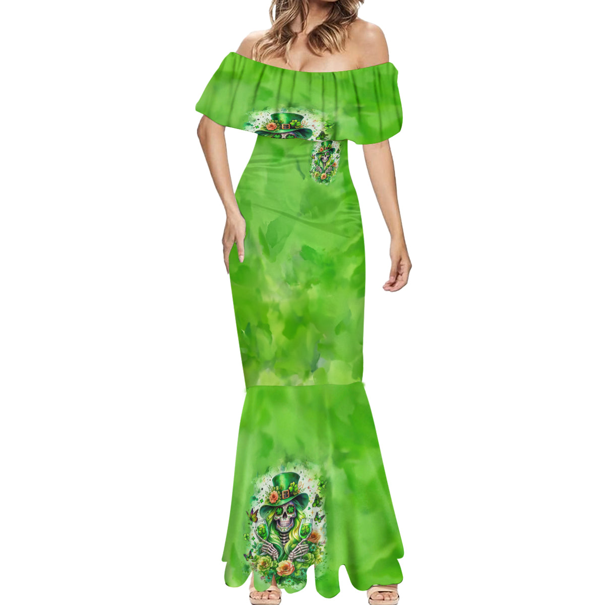 Irish Skull Mermaid Dress Irish Today